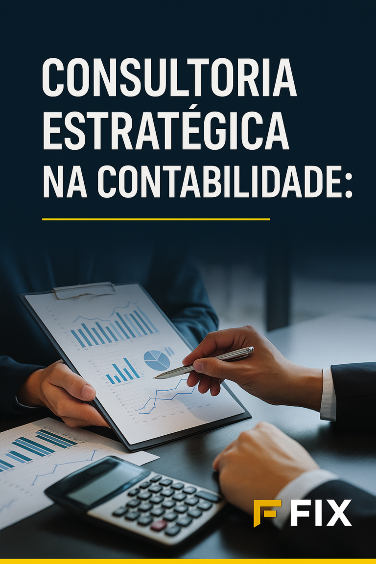 Consultoria estratégica na contabilidade: