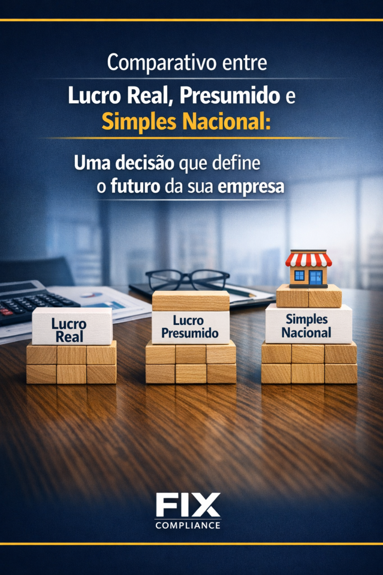 Comparativo entre Lucro Real, Presumido e Simples Nacional: uma decisão que define o futuro da sua empresa