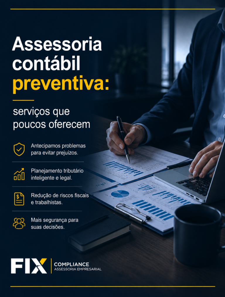 Assessoria contábil preventiva: serviços que poucos oferecem