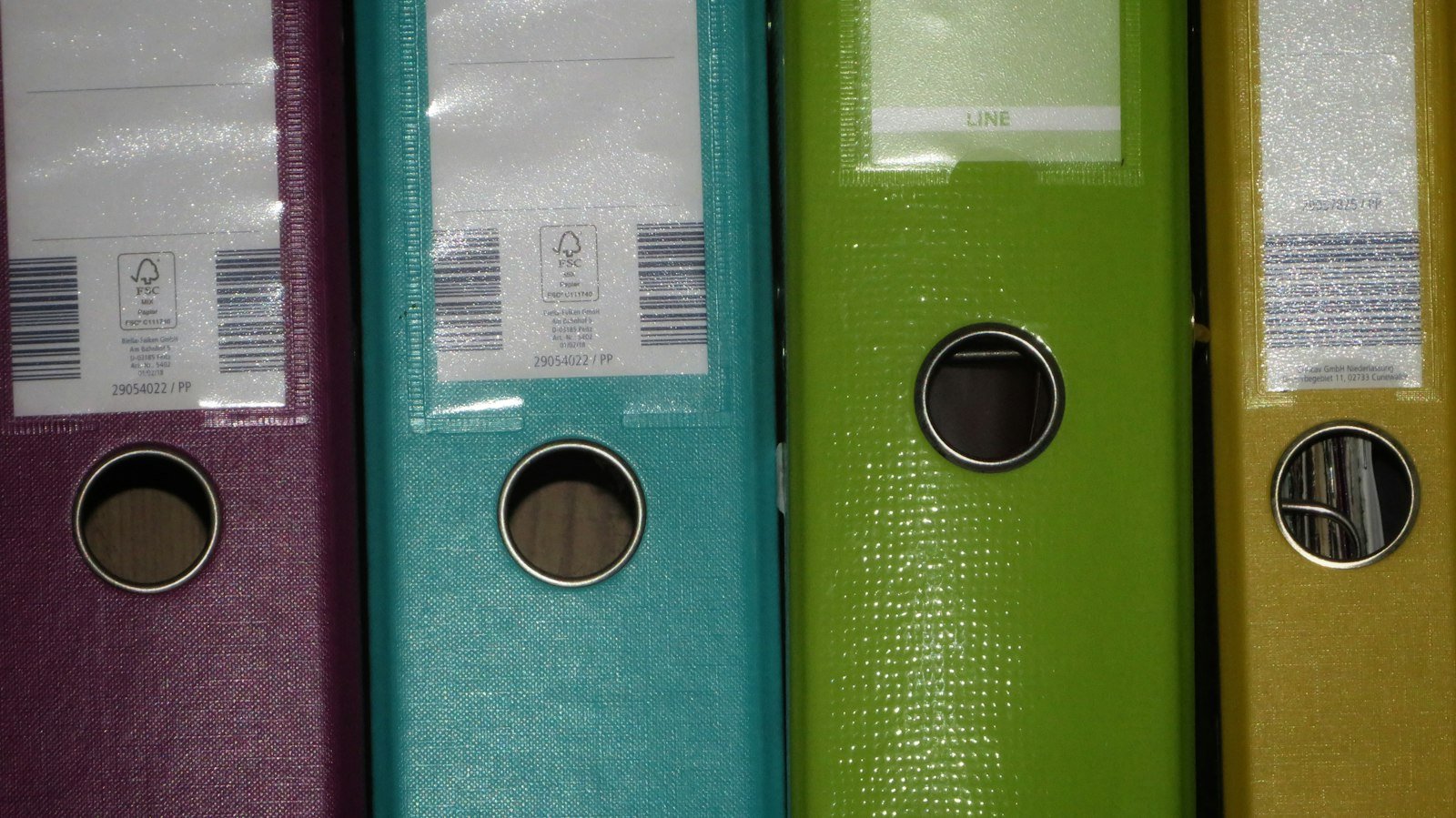 Pastas de arquivo de documentos societários