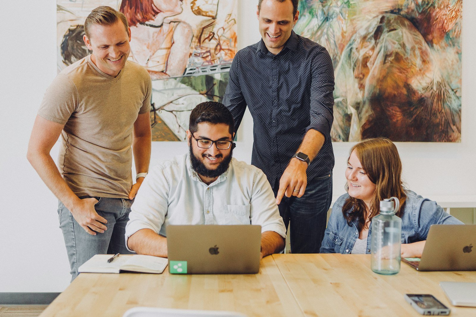 Equipe de fundadores de startup