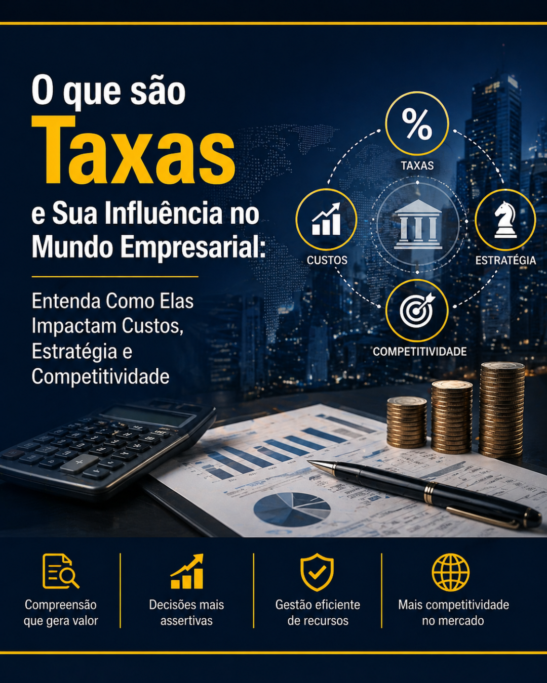 O que são Taxas e Sua Influência no Mundo Empresarial: Entenda Como Elas Impactam Custos, Estratégia e Competitividade