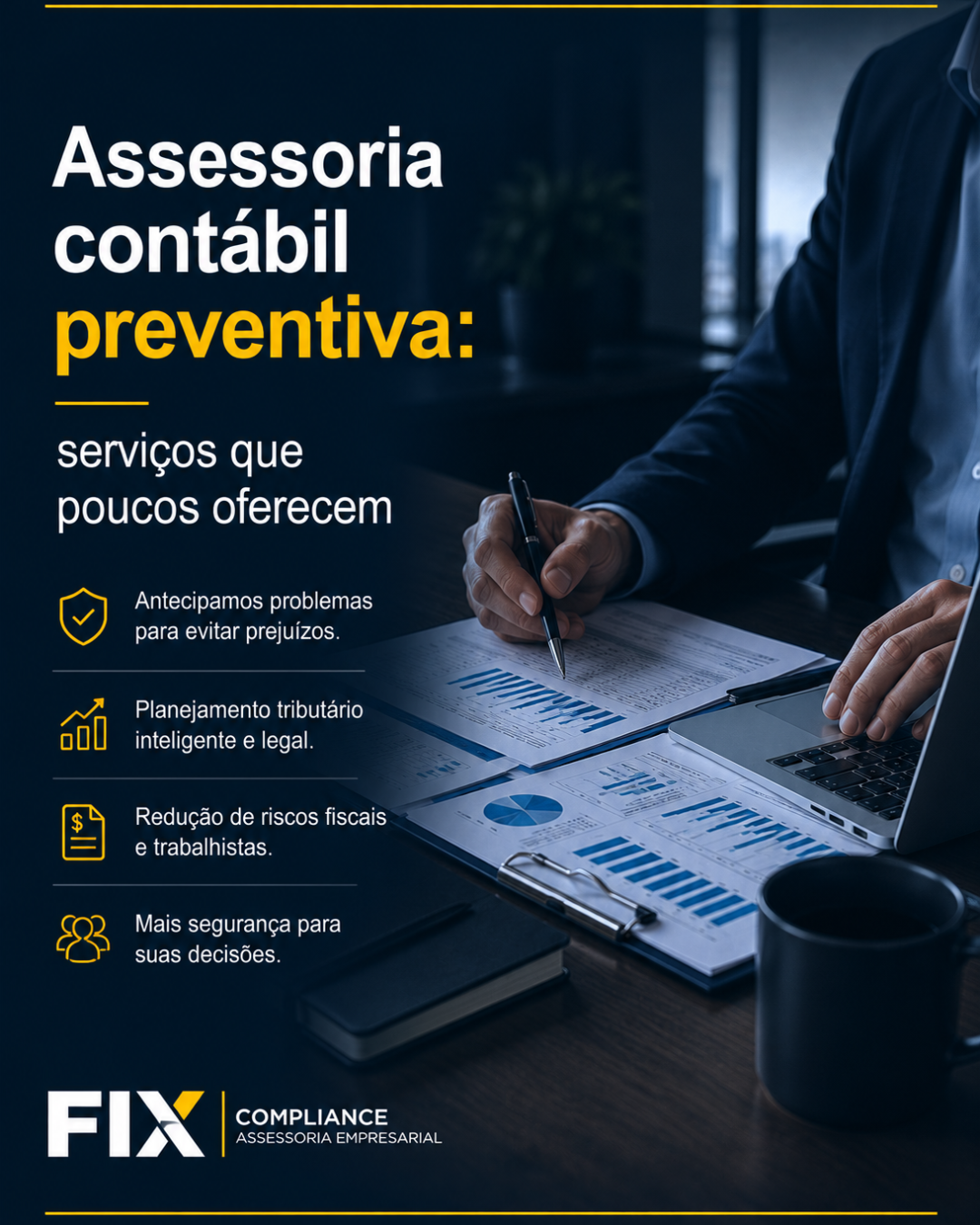 Assessoria contábil preventiva: serviços que poucos oferecem